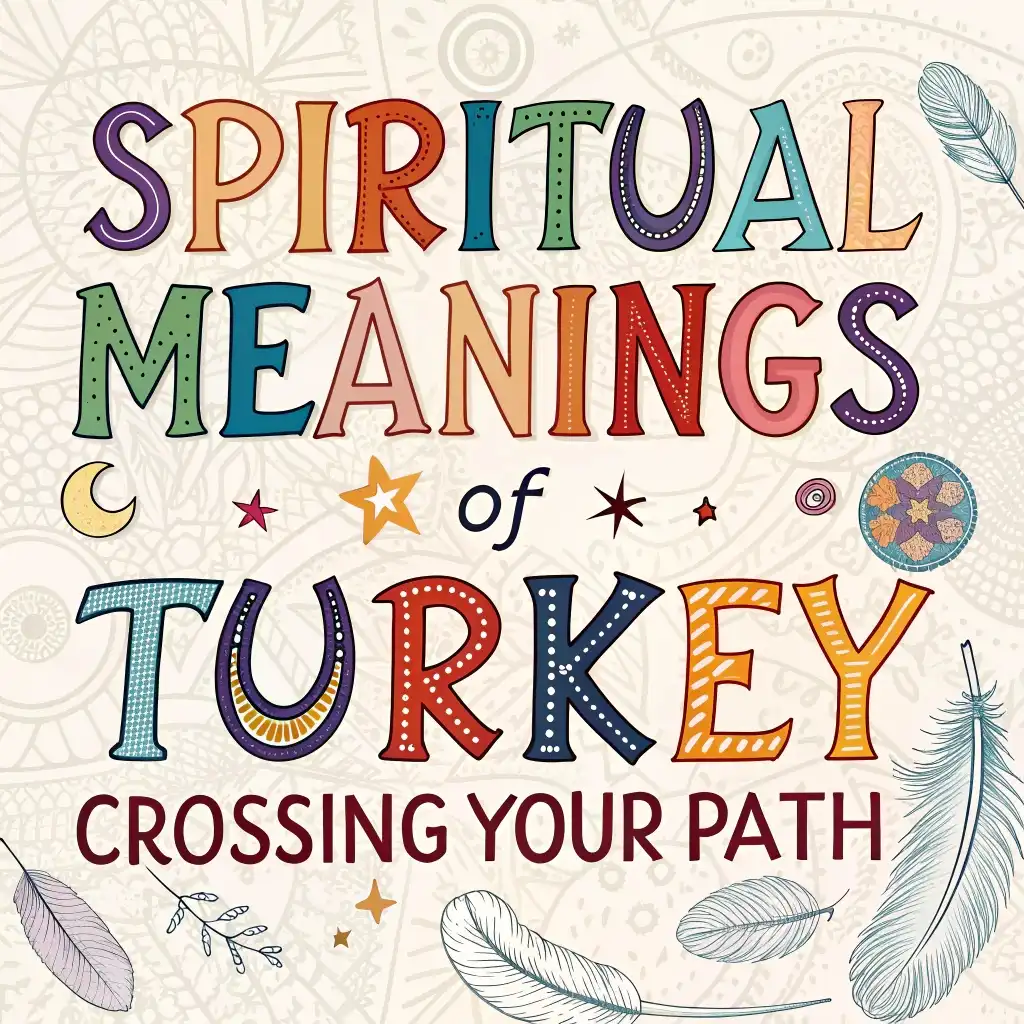 Spiritual Meanings of Turkey Crossing Your Path Revealed