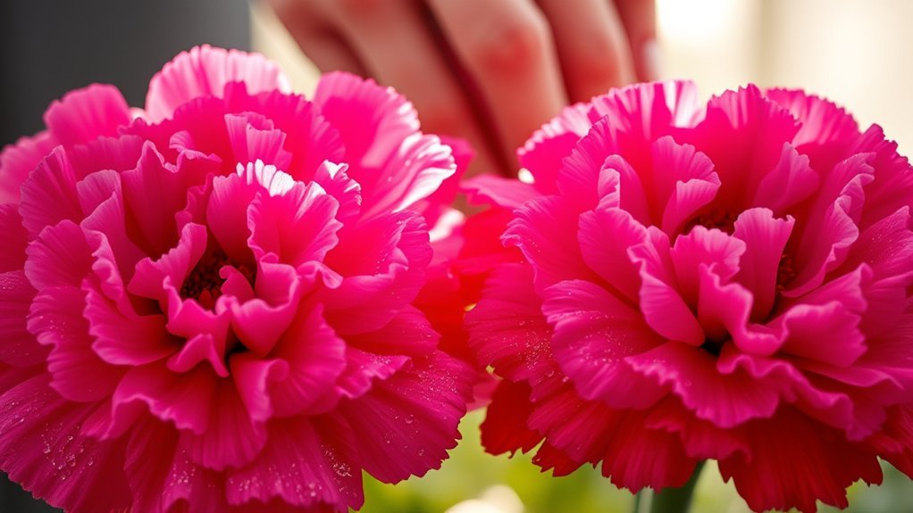 carnations represent everlasting love