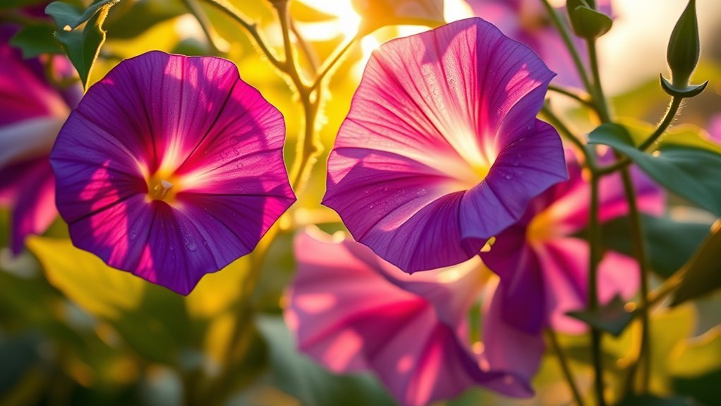 cultural symbolism of morning glories