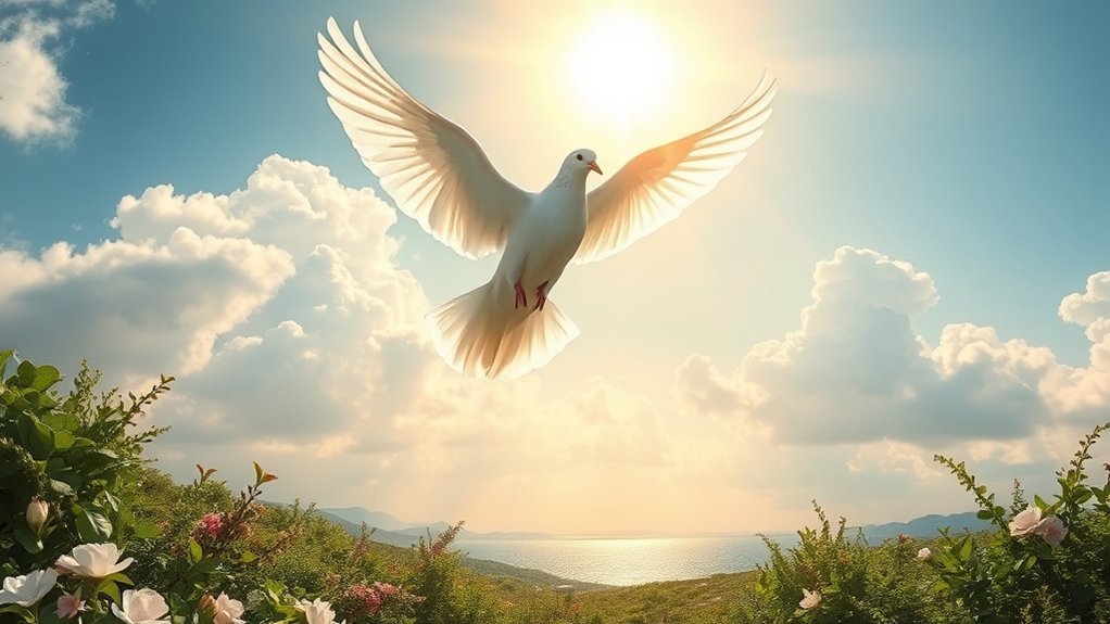 dove represents peace symbol