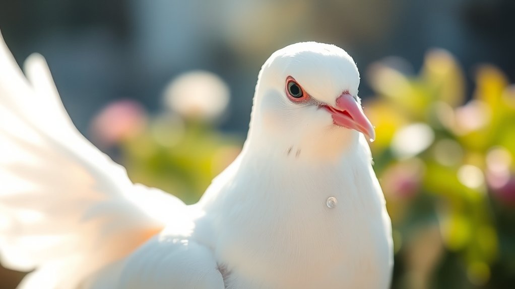 doves symbolize peace and love