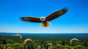 Read more about the article Bald Eagle Symbolism & Meanings: Freedom and Divine Vision