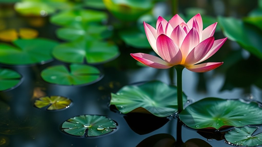 lotus growth symbolizes development