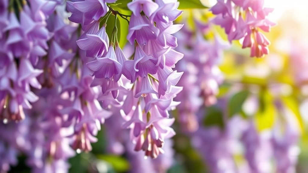 mesmerizing wisteria floral elegance