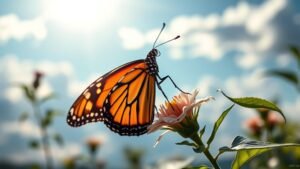 Read more about the article Monarch Butterfly Symbolism & Meanings: Migration and Divine Destiny