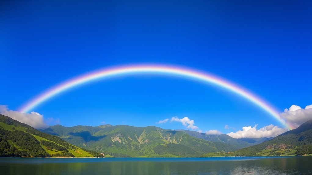 optical phenomenon of rainbows