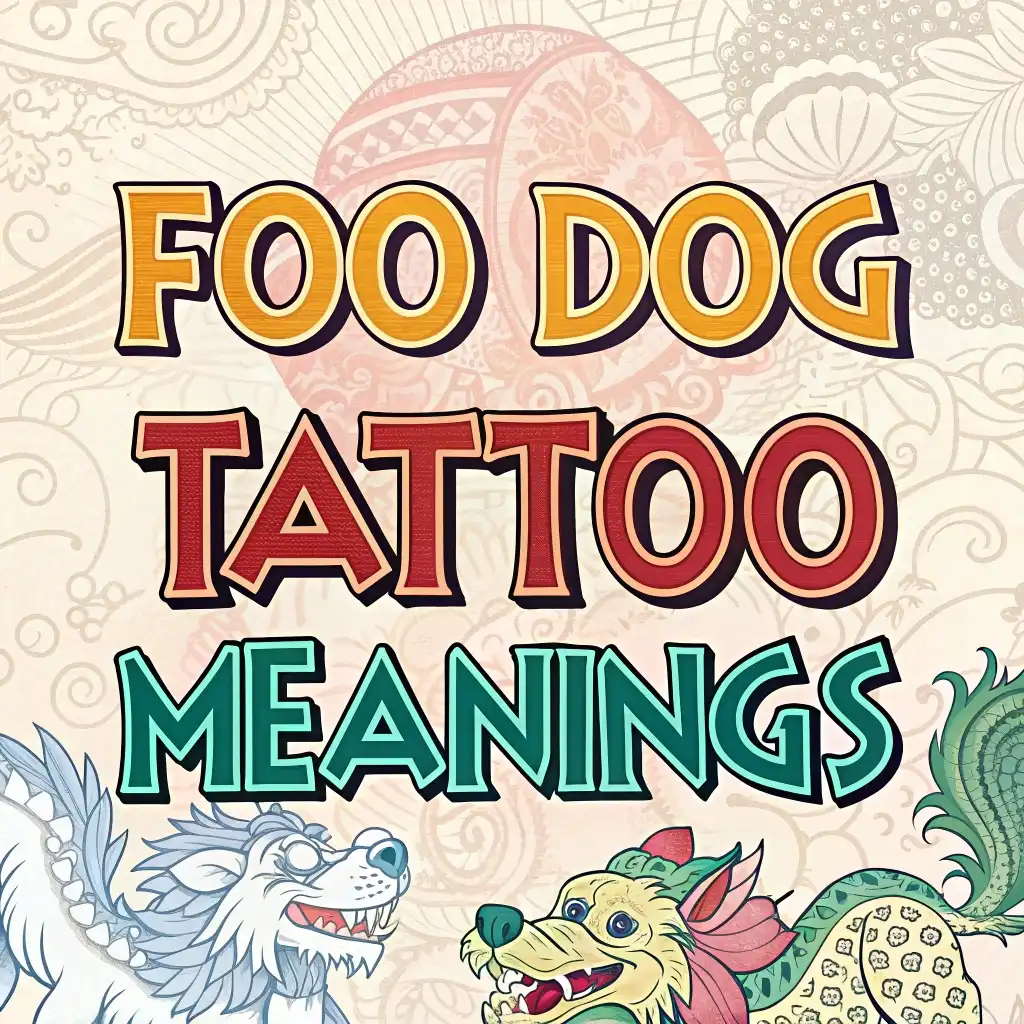 Foo Dog Tattoo Meanings and Symbolism Revealed