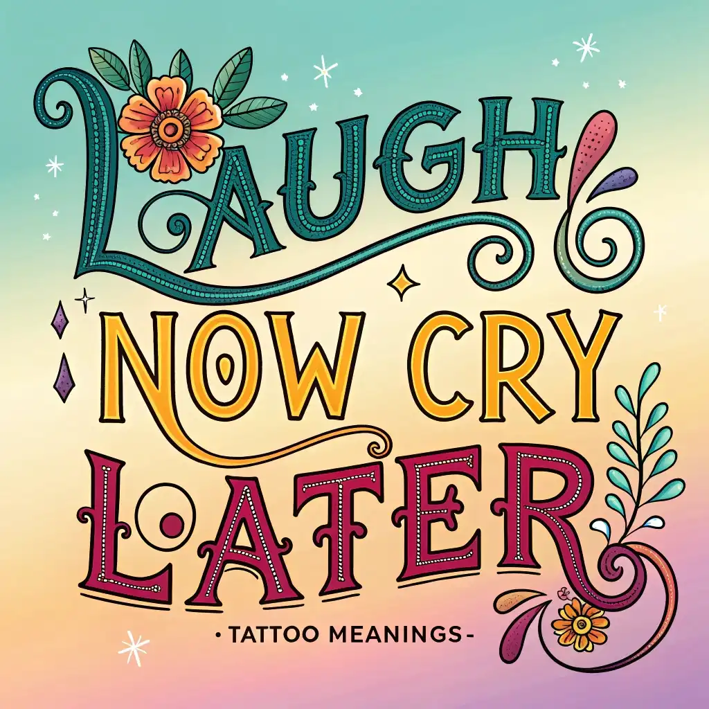 Laugh Now Cry Later Tattoo Meanings and Symbolism