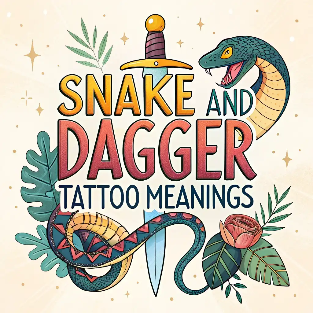 You are currently viewing Snake and Dagger Tattoo Meanings and Symbolism Explained