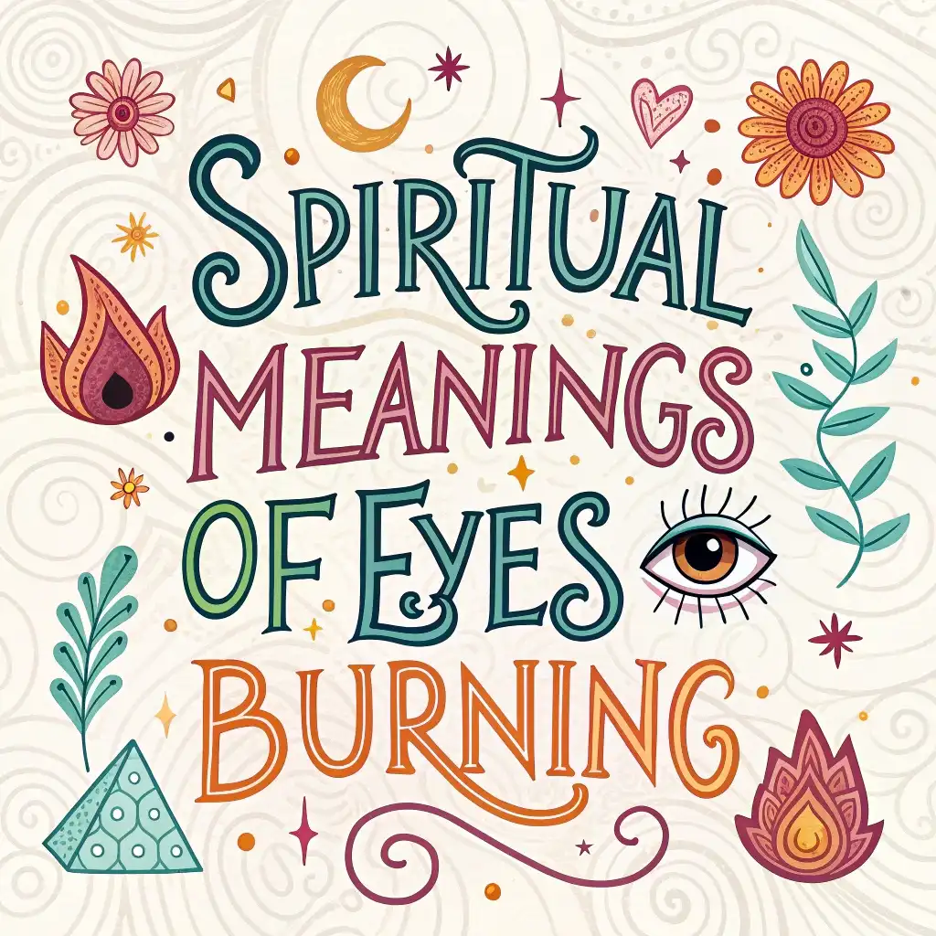 You are currently viewing Spiritual Meanings of Eyes Burning: Insights & Messages