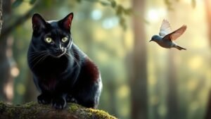 Read more about the article Cat Bird Spiritual Meaning: Symbolism & Totem
