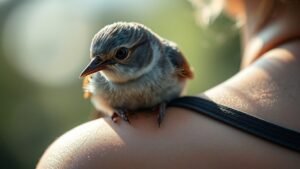 Read more about the article Bird on Shoulder Spiritual Meaning: Symbolism & Totem