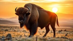Read more about the article Bison Spiritual Meaning: Symbolism & Totem Guide