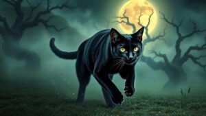 Read more about the article Black Cat Running Spiritual Meaning: Symbolism