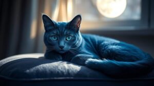 Read more about the article Blue Cat Dream Meaning: Spiritual Symbolism