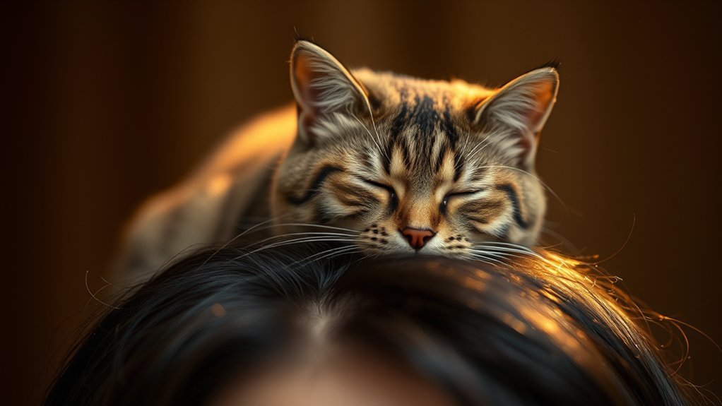 Read more about the article Cat Sleeping Above Head Spiritual Meaning: Symbolism