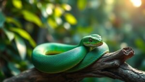 Read more about the article Green Mamba Spiritual Meaning: Symbolism & Totem
